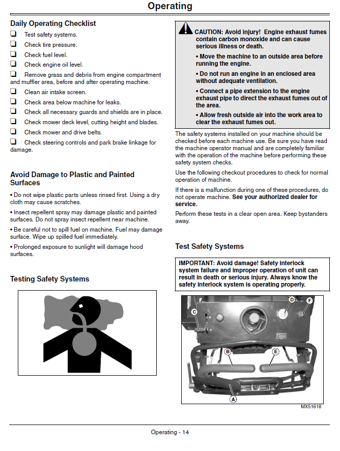 John Deere WH36A, WH48A, WH52A Operator’s Manual OMTCU33440 