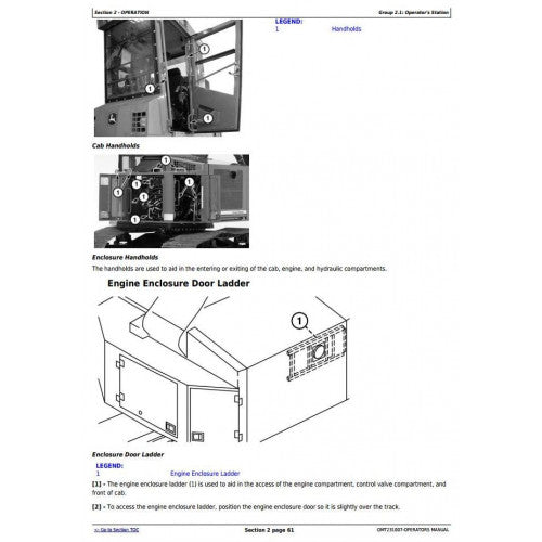 OPERATOR MANUAL -  JOHN DEERE 759J (SN. BEFORE C220452) TRACKED FELLER BUNCHER (OMT231007)