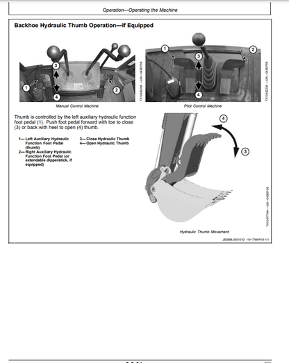 OPERATORS MANUAL - JOHN OMT357555X19