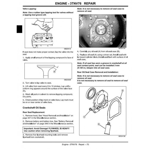 TM2289 - JOHN DEERE 2305 COMPACT UTILITY TRACTORS (SN. 120001-) TECHNI ...