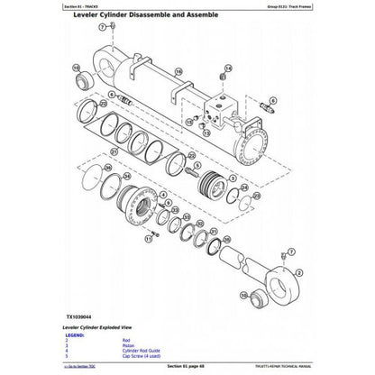 SERVICE REPAIR MANUAL - JOHN DEERE 853JH, TRACKED FELLER BUNCHER/HARVESTER TM10771