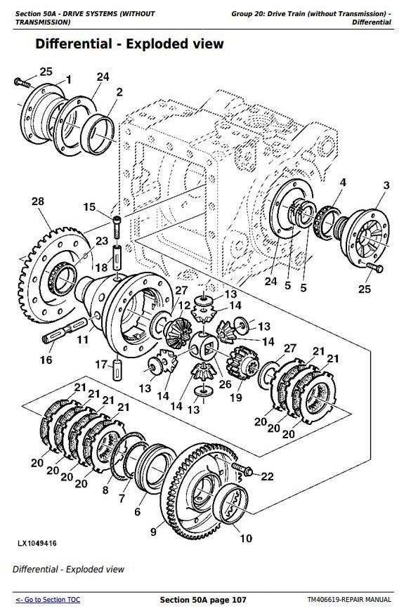 TM406619 - JOHN DEERE TRACTOR 6090MC SERVICE REPAIR TECHNICAL MANUAL