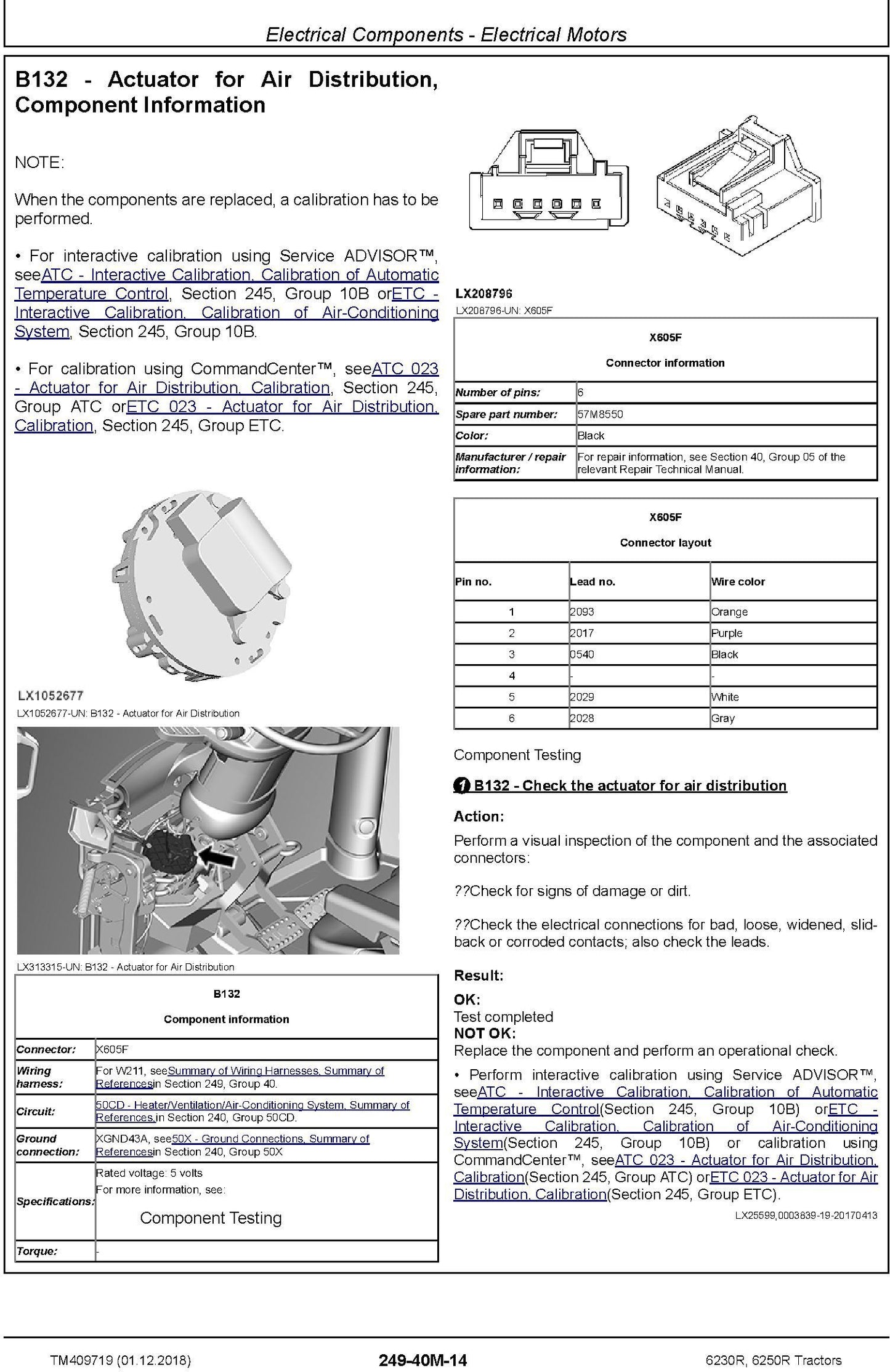 TM409719 - JOHN DEERE 6250R TRACTORS MY2017,18,19 DIAGNOSTIC TECHNICAL MANUAL