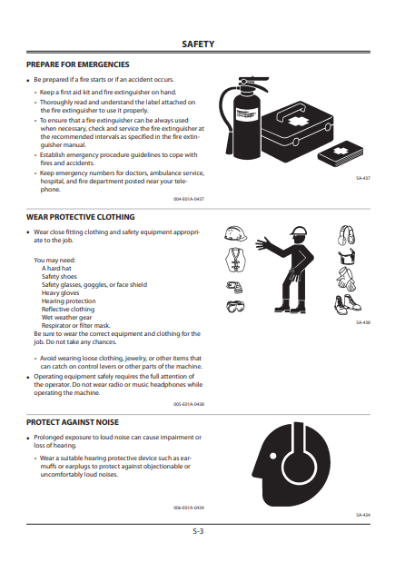 EM1P1EN11 - JOHN DEERE ZAXIS85USB-3 (ZAXIS-3 SERIES) HITACHI EXCAVATORS OPERATOR MANUAL