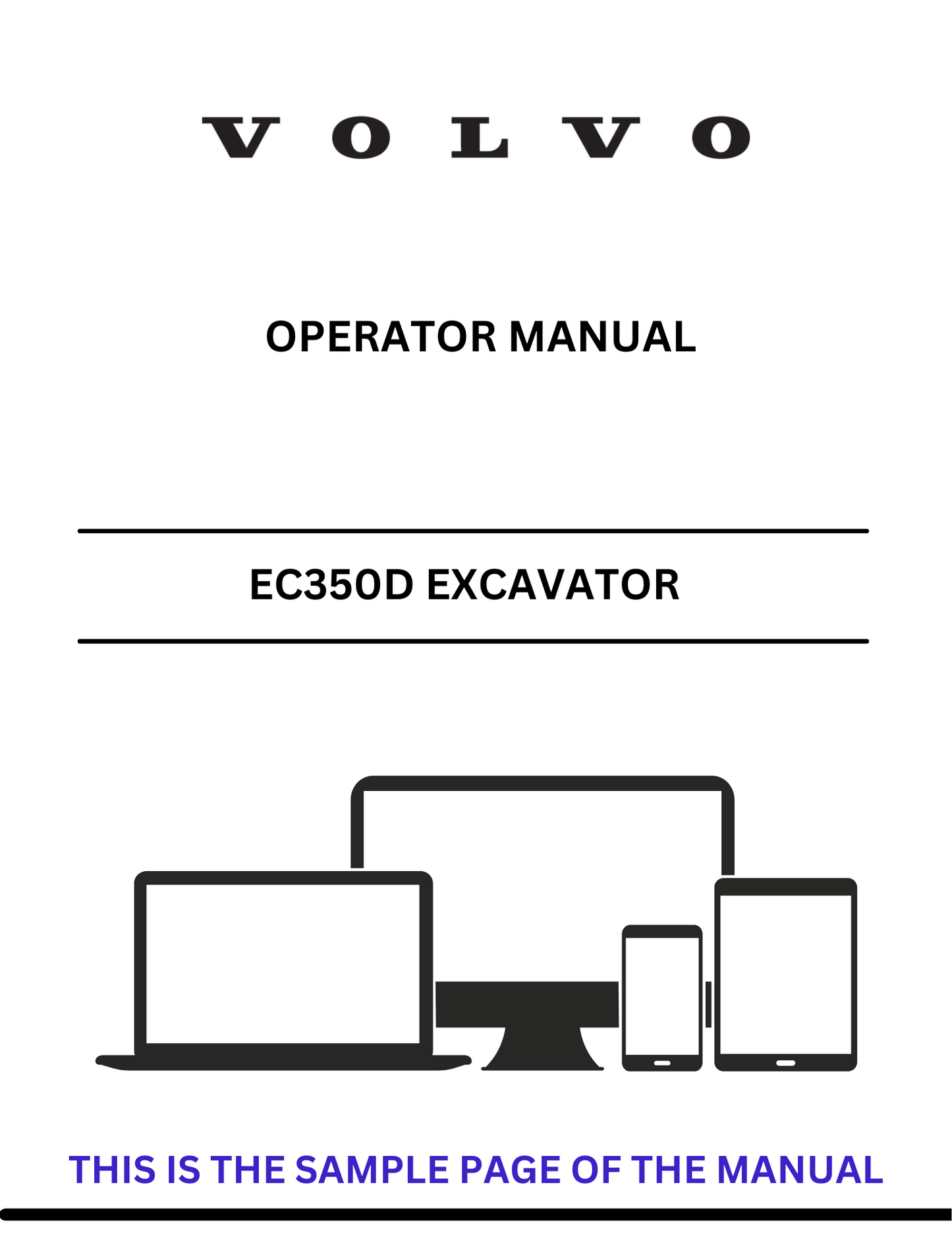  Discover the comprehensive operator manual for the Volvo EC350D Excavator. Download the PDF for essential guidelines and operational insights.