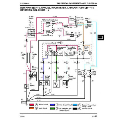 DIAGNOSTIC AN REPAIR TECHNICAL SERVICE MANUAL -  JOHN DEERE 415, 455 LAWN AND GARDEN TRACTORS TM1836 