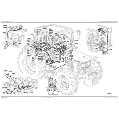 TM4487 - JOHN DEERE 6400 TRACTORS