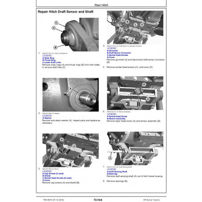 JOHN DEERE 5115RH TRACTOR REPAIR TECHNICAL MANUAL (TM143519) - PDF FILE