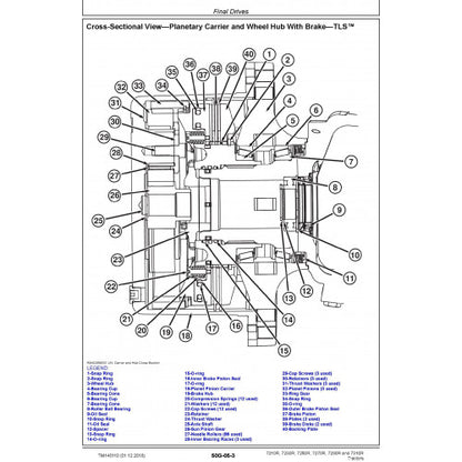 JOHN DEERE 7310R TRACTOR REPAIR TECHNICAL MANUAL TM146119 - PDF FILE