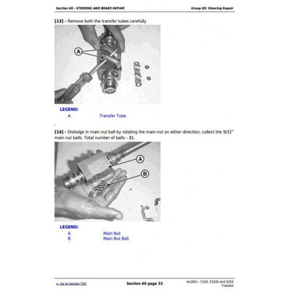 JOHN DEERE 5103S TRACTOR ALL-INCLUSIVE TECHNICAL MANUAL TM2041 - PDF FILE