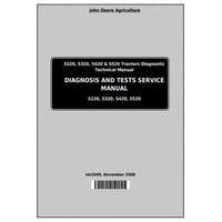 JOHN DEERE 5220 TRACTOR DIAGNOSIS & TESTS SERVICE MANUAL TM2049 - PDF FILE