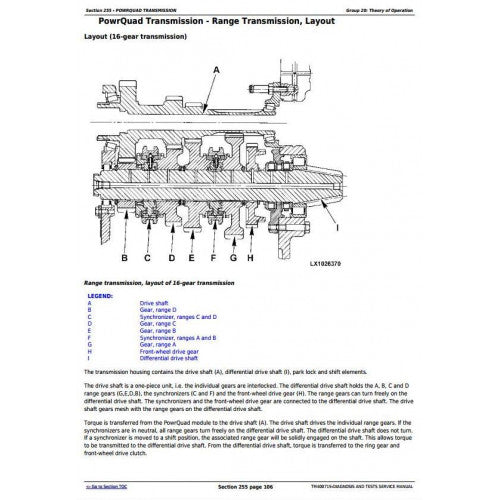 JOHN DEERE 6230 (USA) TRACTOR DIAGNOSIS & TESTS SERVICE MANUAL TM400719 - PDF FILE