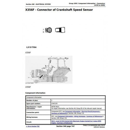 JOHN DEERE 5090R TRACTOR DIAGNOSIS & TESTS SERVICE MANUAL TM401719 - PDF FILE