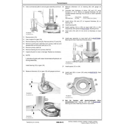 JOHN DEERE 5100GN TRACTOR REPAIR TECHNICAL MANUAL (TM409219) MY2016-19 - PDF FILE