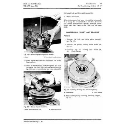 JOHN DEERE 3130 TRACTOR TECHNICAL MANUAL TM4277 - PDF FILE