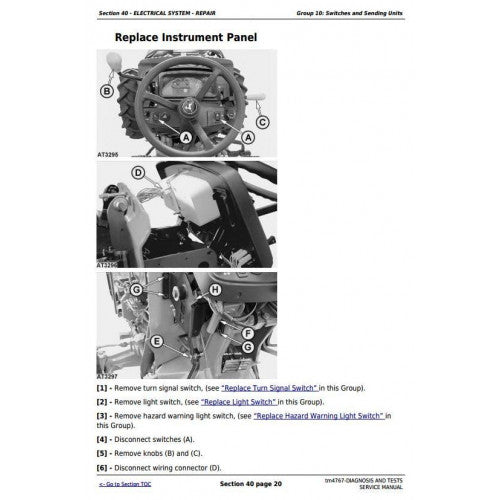 JOHN DEERE 5410 TRACTOR ALL-INCLUSIVE DIAGNOSTIC & REPAIR TECHNICAL MANUAL TM4767 - PDF FILE