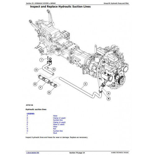 JOHN DEERE 5515F TRACTOR TECHNICAL MANUAL TM4861 - PDF FILE