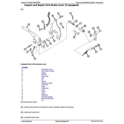 JOHN DEERE 5425N TRACTOR REPAIR TECHNICAL MANUAL TM6032 - PDF FILE