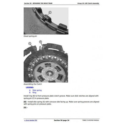 JOHN DEERE 5065E TRACTOR SOUTH AMERICA, AFRICA REPAIR MANUAL TM801719 - PDF FILE