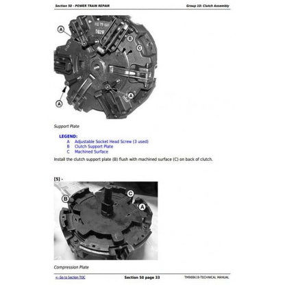 JOHN DEERE 5050E TRACTOR ALL-INCLUSIVE TECHNICAL MANUAL TM900619 - PDF FILE