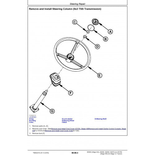 JOHN DEERE 5050E TRACTOR SERVICE REPAIR TECHNICAL MANUAL (TM902319) - PDF FILE